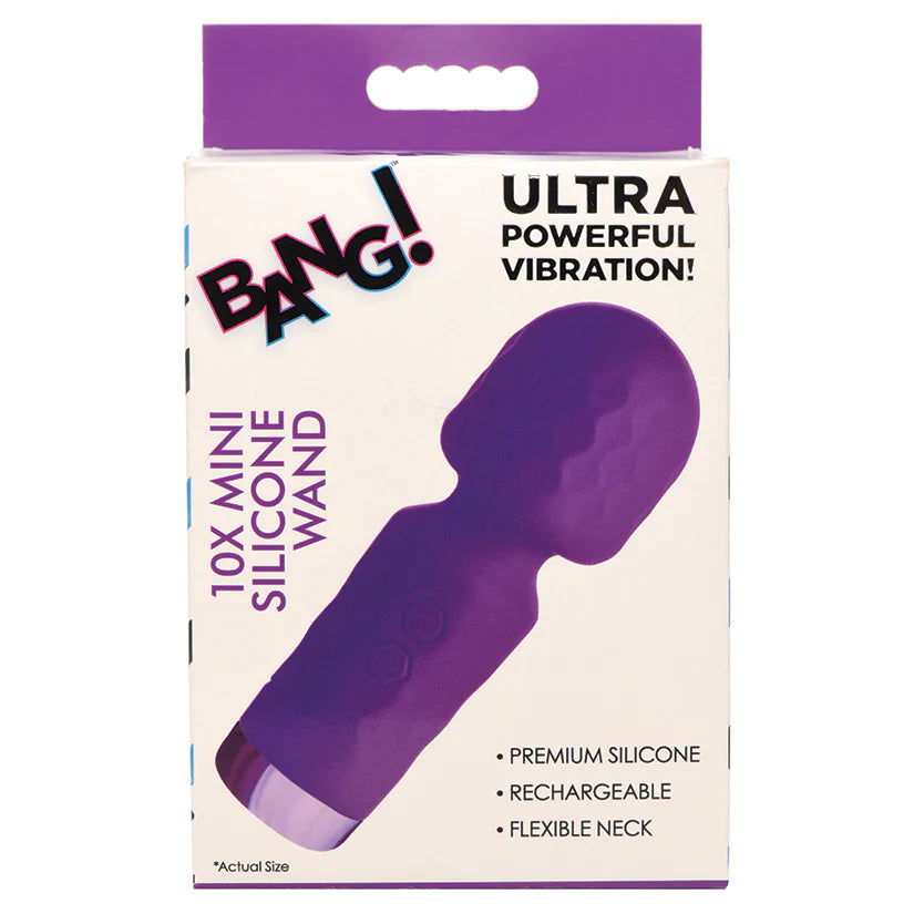 NEW - Bang 10X Mini Silicone Wand-Pink