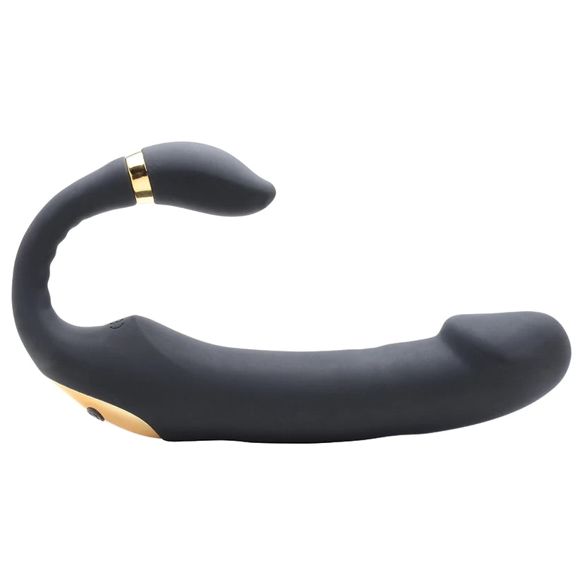 NEW - Inmi 10x Pleasure Pose Come Hither Silicone Vibrator with Poseable Clit Stim